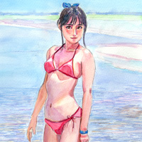 55. 夏の砂浜